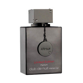 Armaf bottle front view showing Limited Edition label and premium design benefit