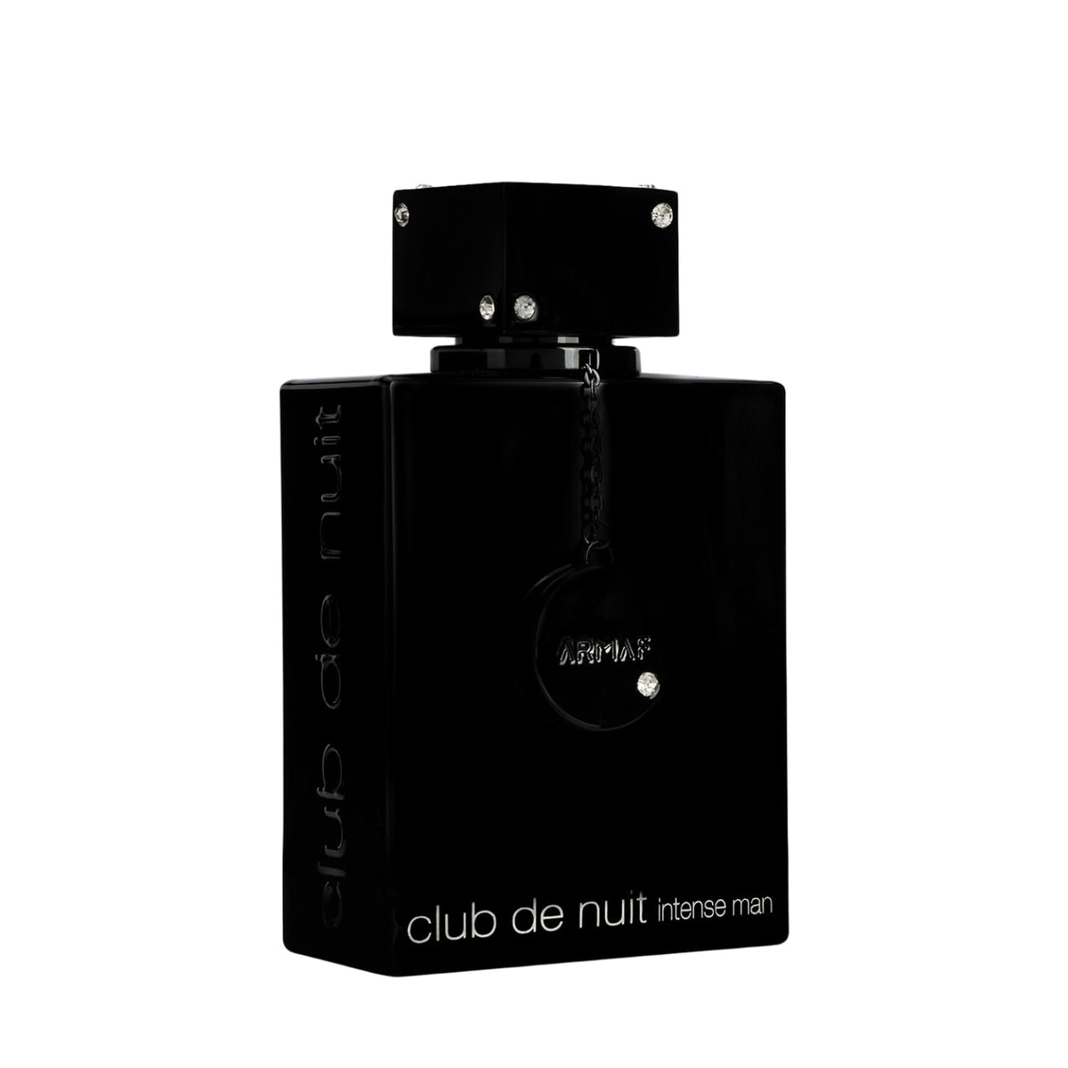 Armaf angled bottle highlighting glass profile and premium presentation benefit
