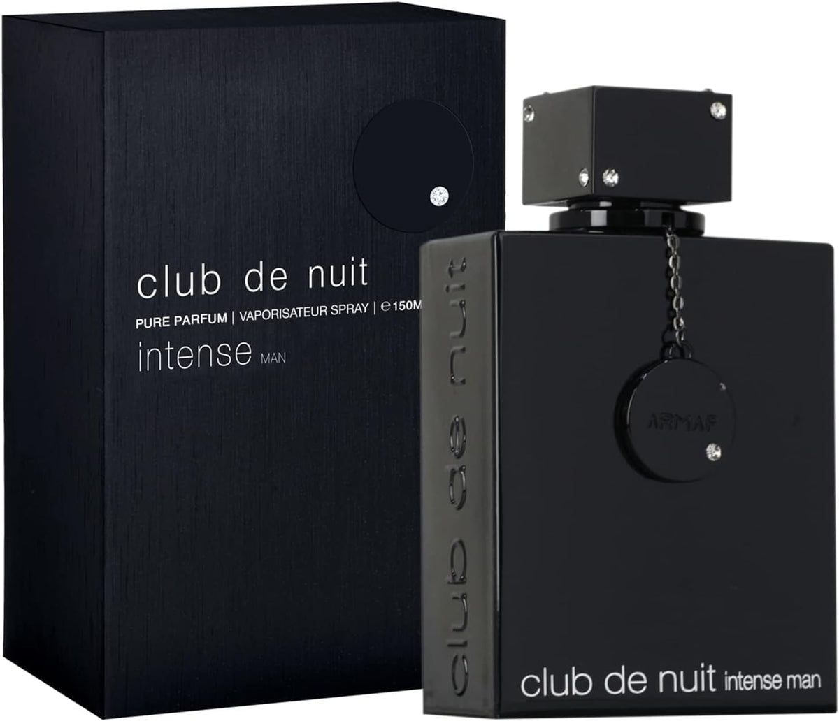 Armaf Club De Nuit Intense side profile spray demonstrating easy application advantage