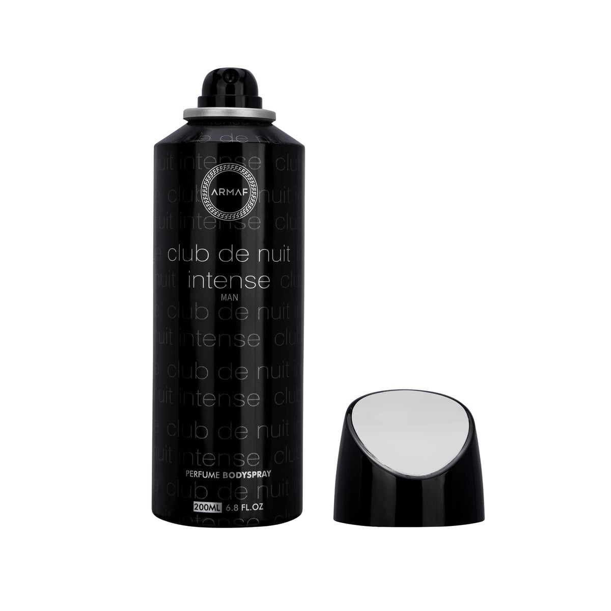 Armaf spray action being applied to chest offering quick, even fragrance coverage