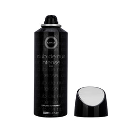 Armaf spray action being applied to chest offering quick, even fragrance coverage