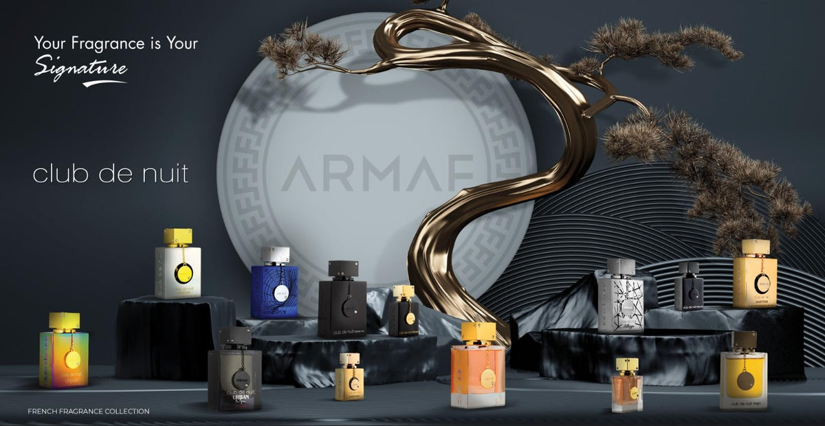 Armaf wooden texture detail emphasizing rich, woody fragrance character