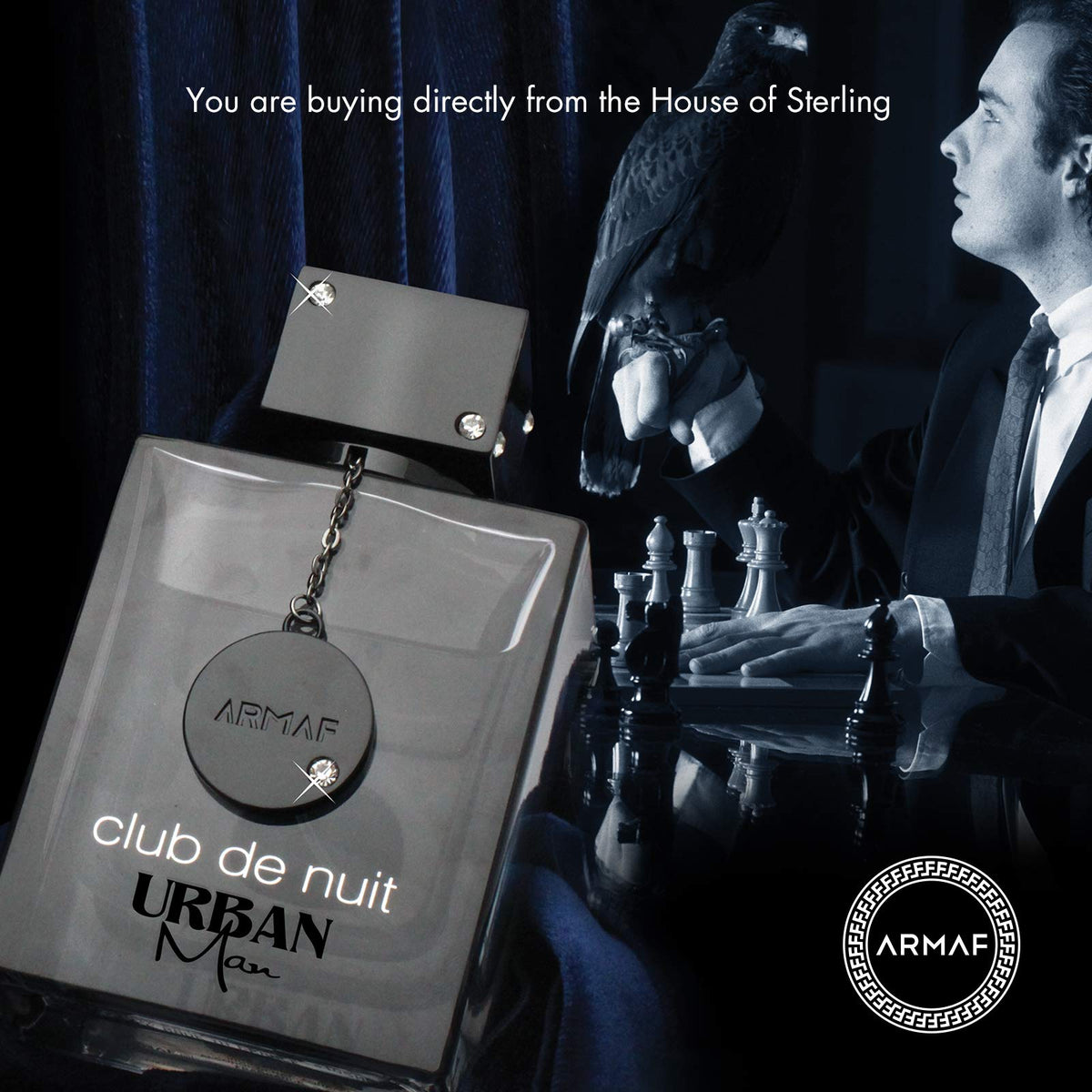 Armaf applied to wrist in lifestyle scene conveying fresh confident scent