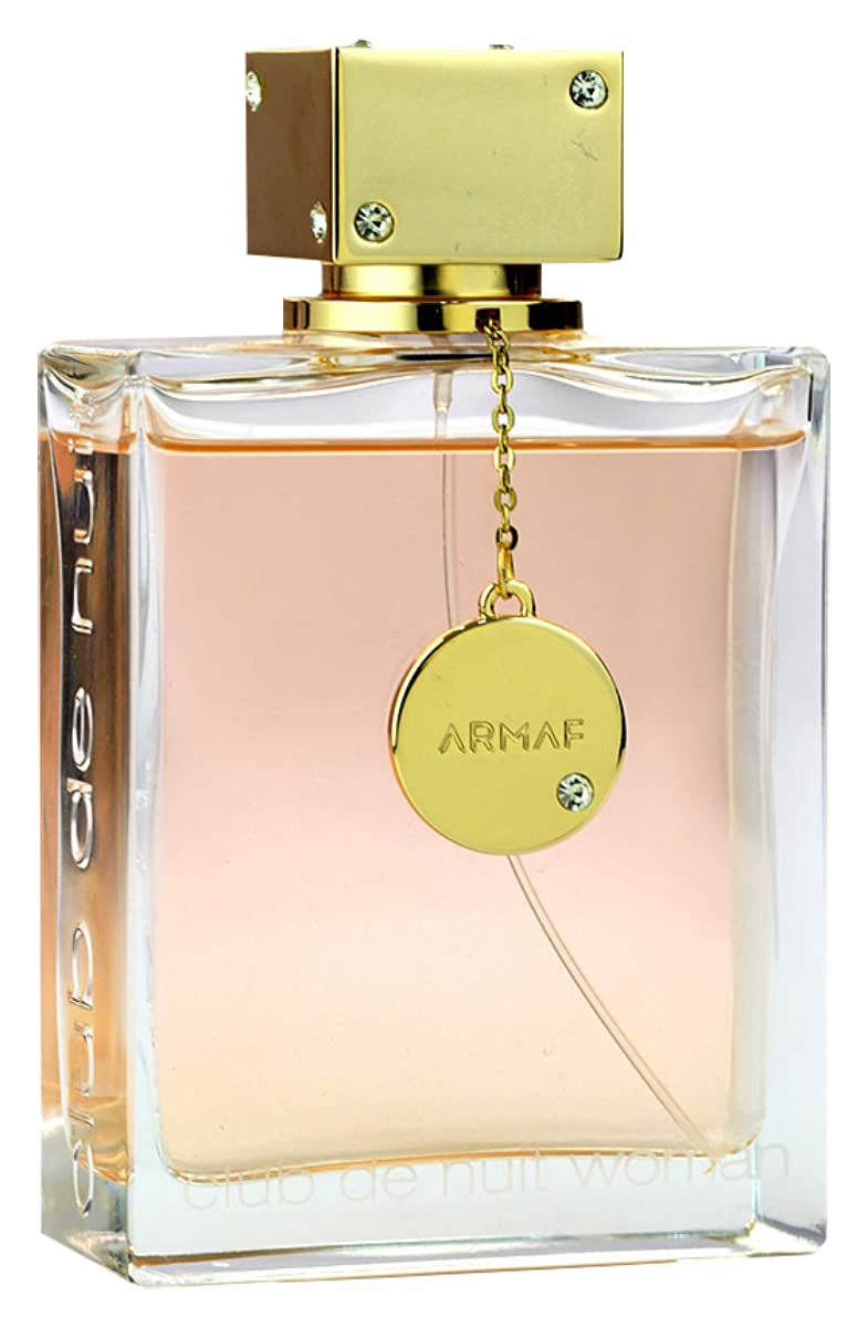 Armaf bottle front view showing elegant label and instant citrus appeal