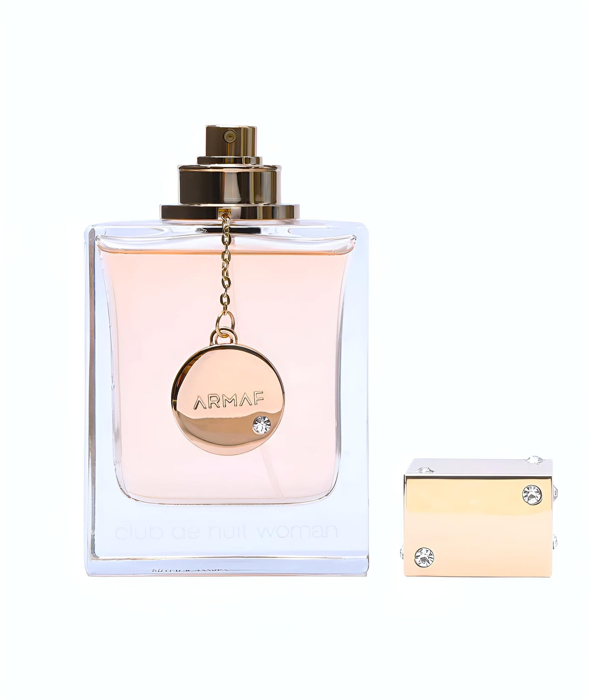 Armaf perfume being sprayed on wrist demonstrating light projection and instant freshness