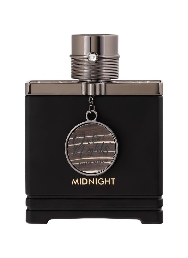 Armaf bottle front showing midnight evening-themed design and bold presence