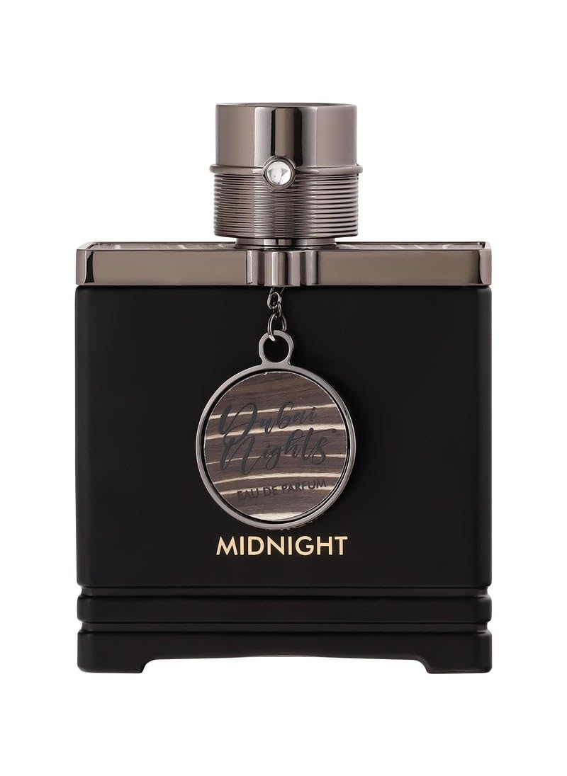 Armaf bottle front showing midnight evening-themed design and bold presence