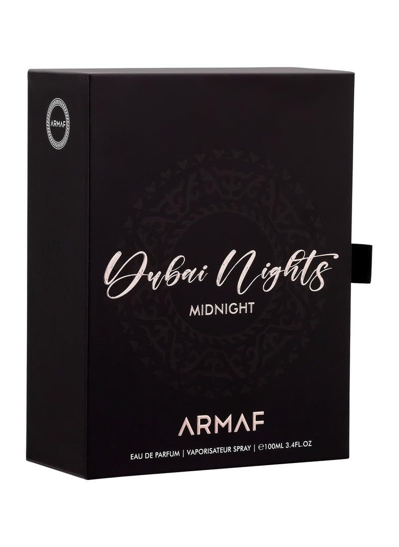 Armaf bottle in evening setting suggesting confidence and sophisticated nightwear