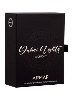 Armaf bottle in evening setting suggesting confidence and sophisticated nightwear