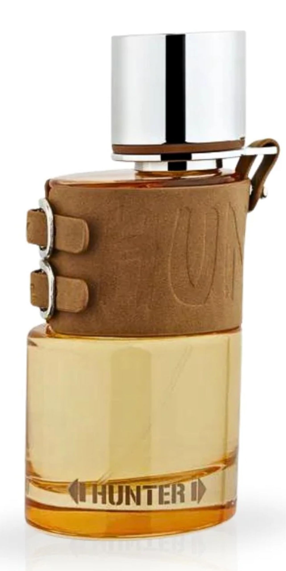Armaf Hunter front bottle view highlighting sleek design and confident first impression