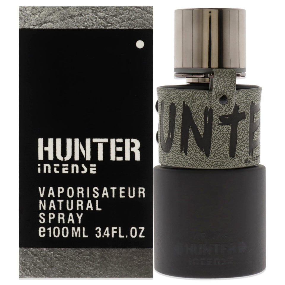 Armaf Hunter Intense front bottle showing sleek design and appeal