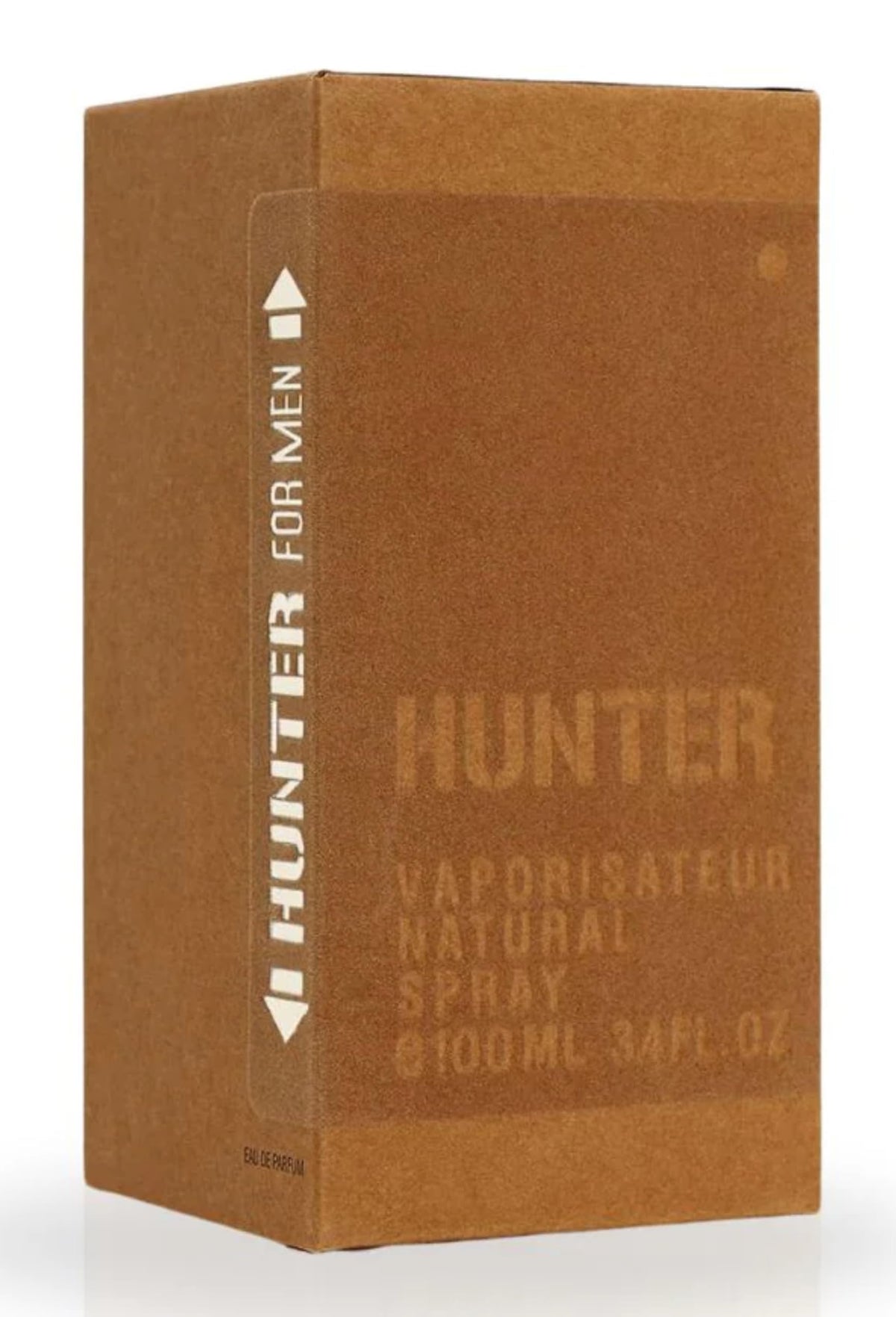 Armaf Hunter bottle in hand size comparison showing 3.4 oz portability and everyday use