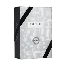 Armaf Infinity atomizer and label close-up highlighting details and premium finish