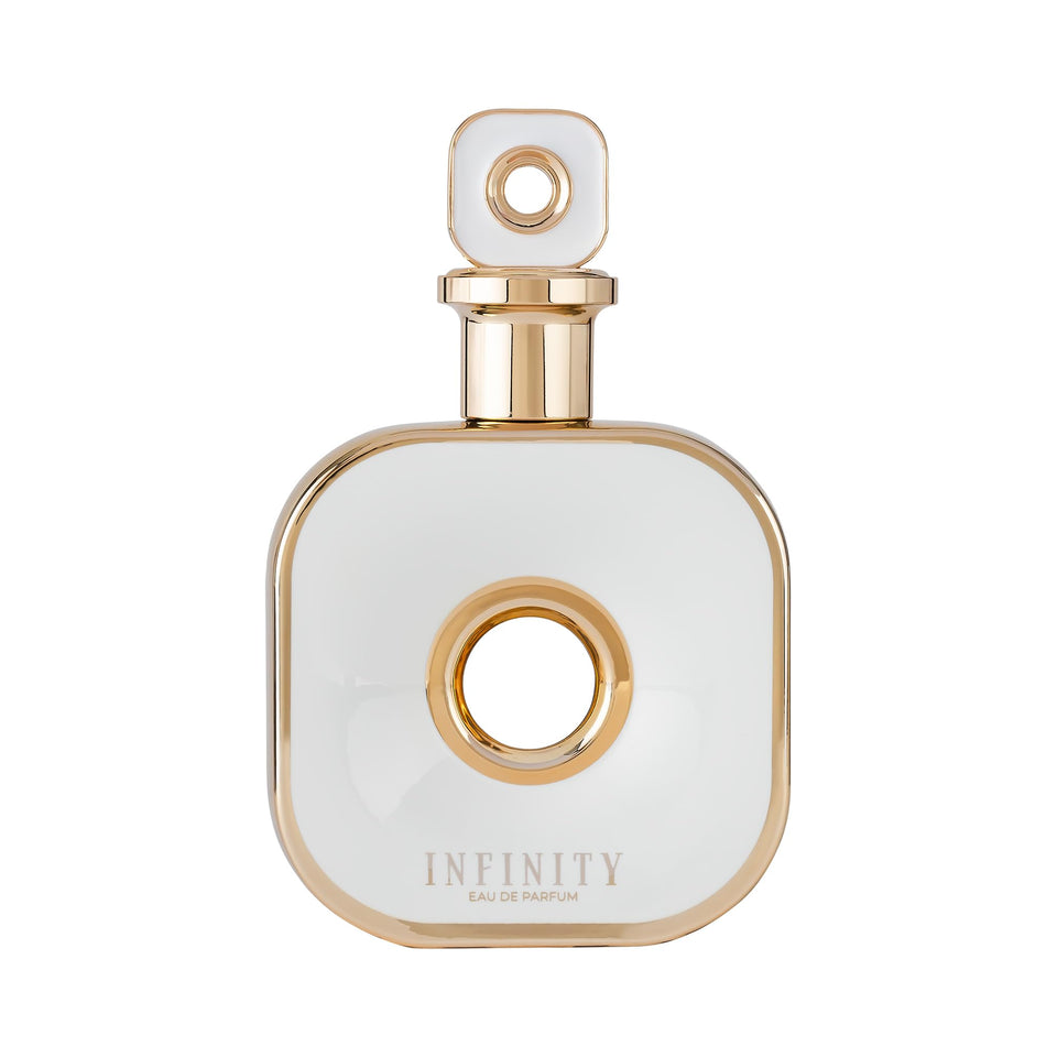 Armaf Infinity front bottle showing elegant packaging and instant recognition benefit
