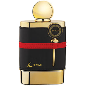 Armaf Le Femme front bottle and packaging showcasing elegant design and gift appeal