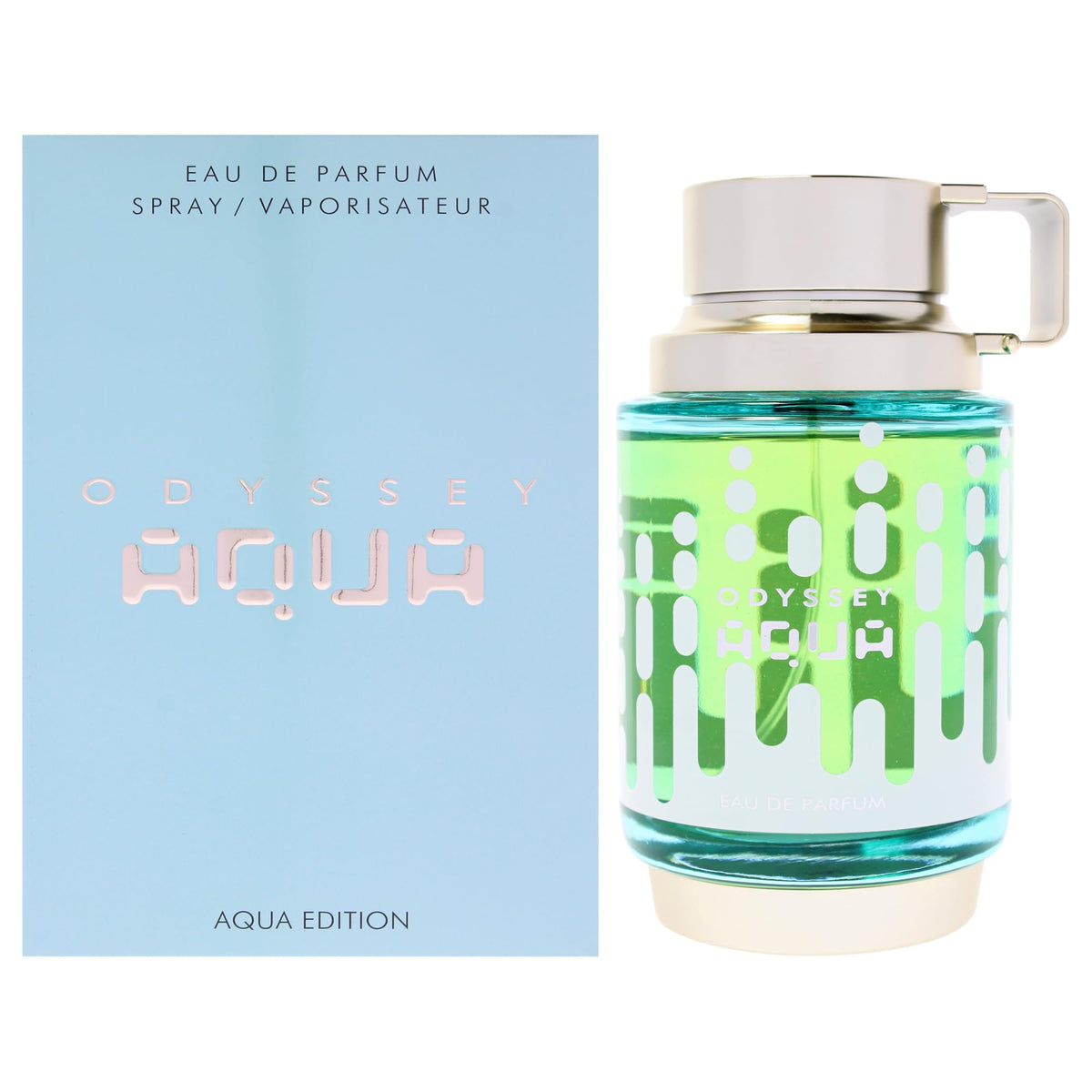 Armaf Odyssey Aqua front bottle showing clean design and value