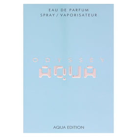 Armaf Odyssey Aqua texture droplet on skin showing long-lasting feel