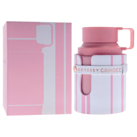 Armaf Odyssey Candee side profile emphasizing bottle silhouette and premium presence