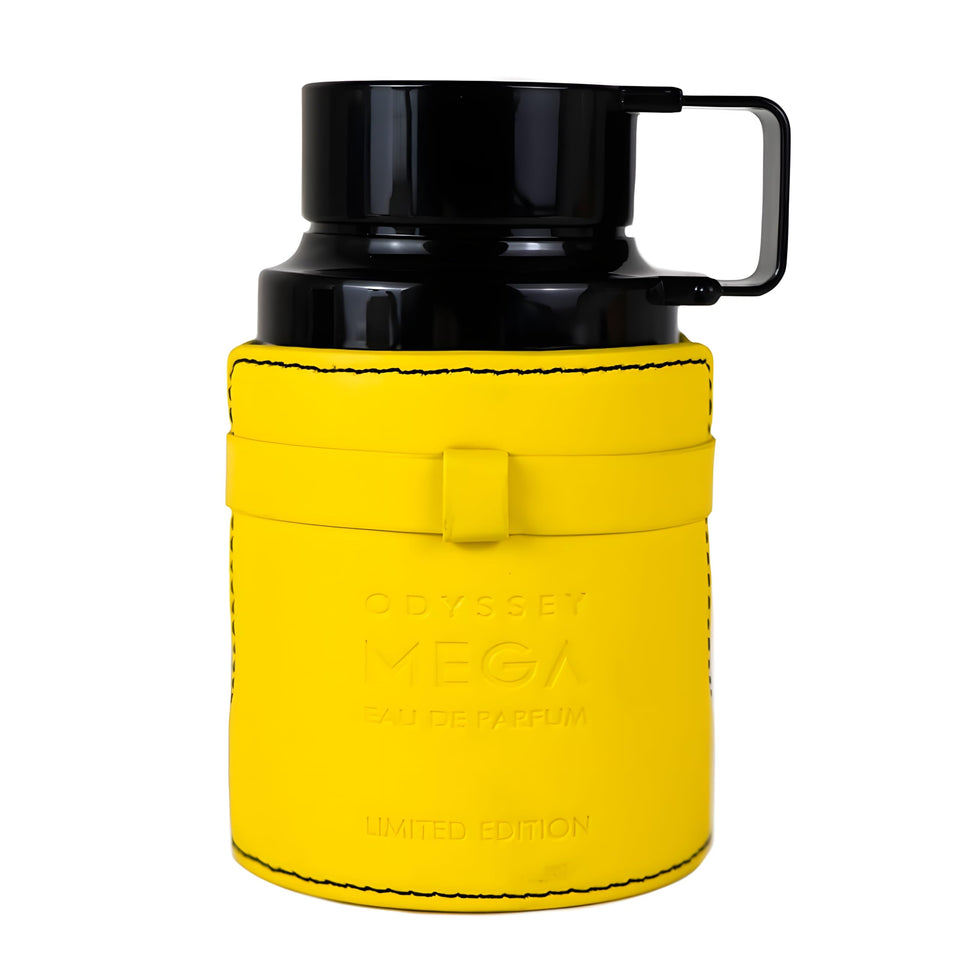 Armaf Odyssey Mega Limited Edition front bottle view showing elegant design and premium appeal