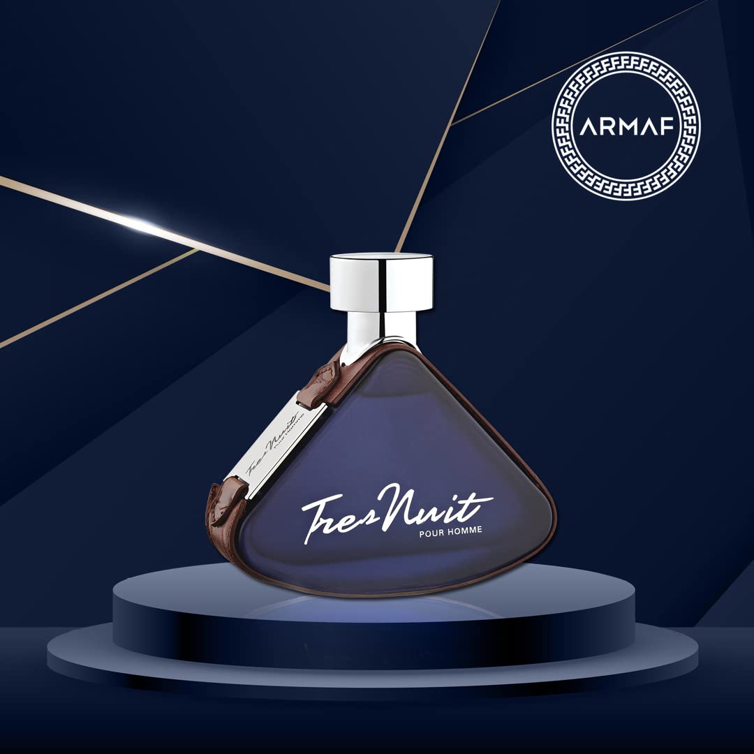 Armaf Tres Nuit ambergris and spice textured ingredients showing depth benefit