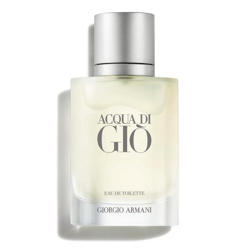 Armani Beauty front bottle view showing clean design and fresh presentation