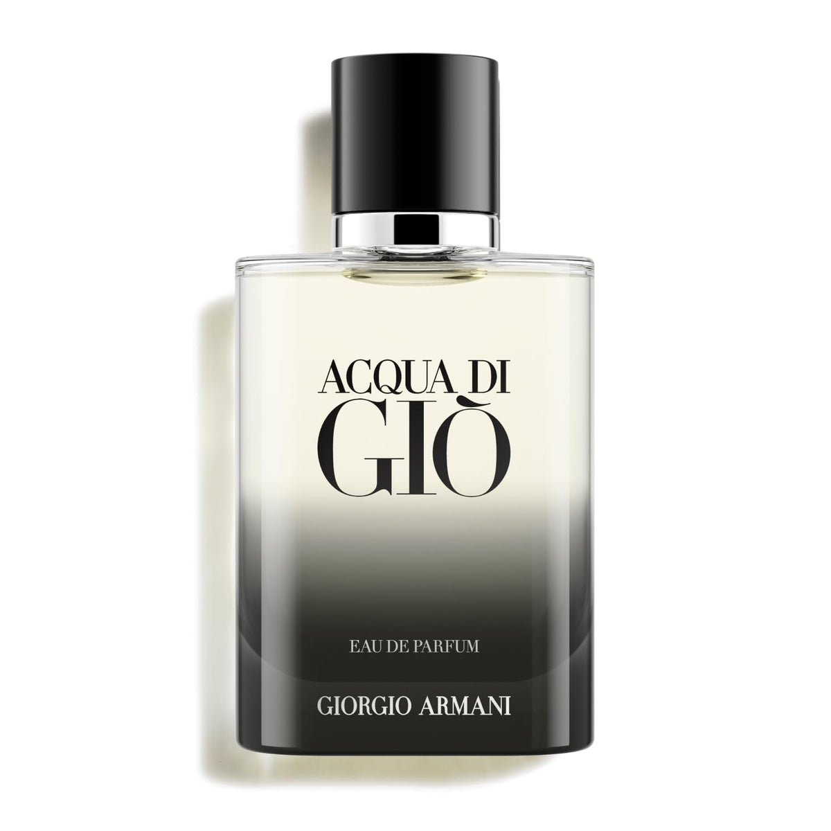 Armani Beauty front bottle showing sleek design and fresh appeal