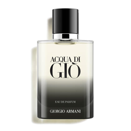 Armani Beauty front bottle showing sleek design and fresh appeal