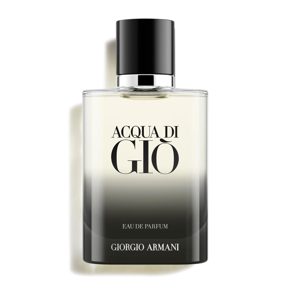 Armani Beauty front bottle showing sleek design and fresh appeal