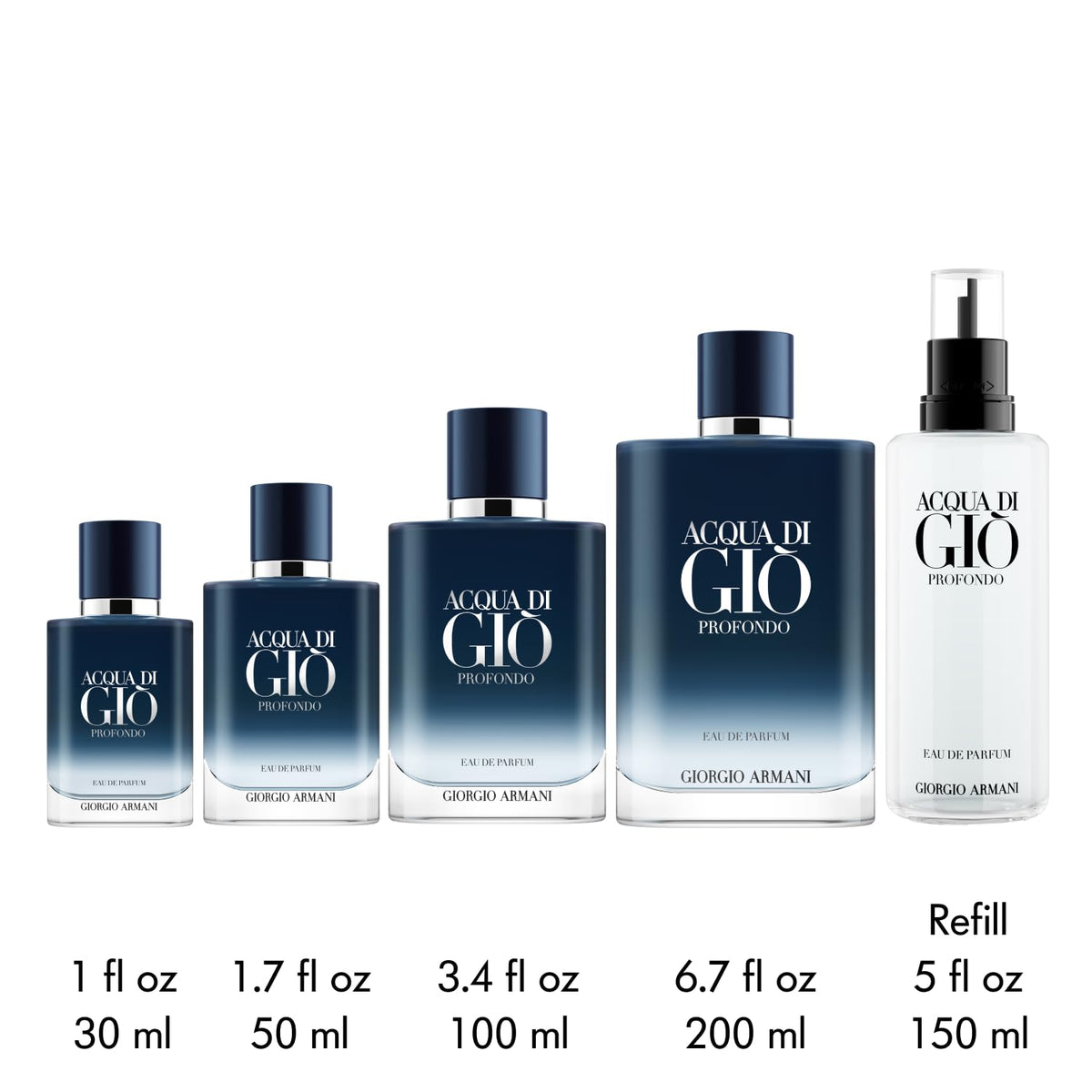 Armani Beauty close-up spray nozzle highlighting easy, controlled application