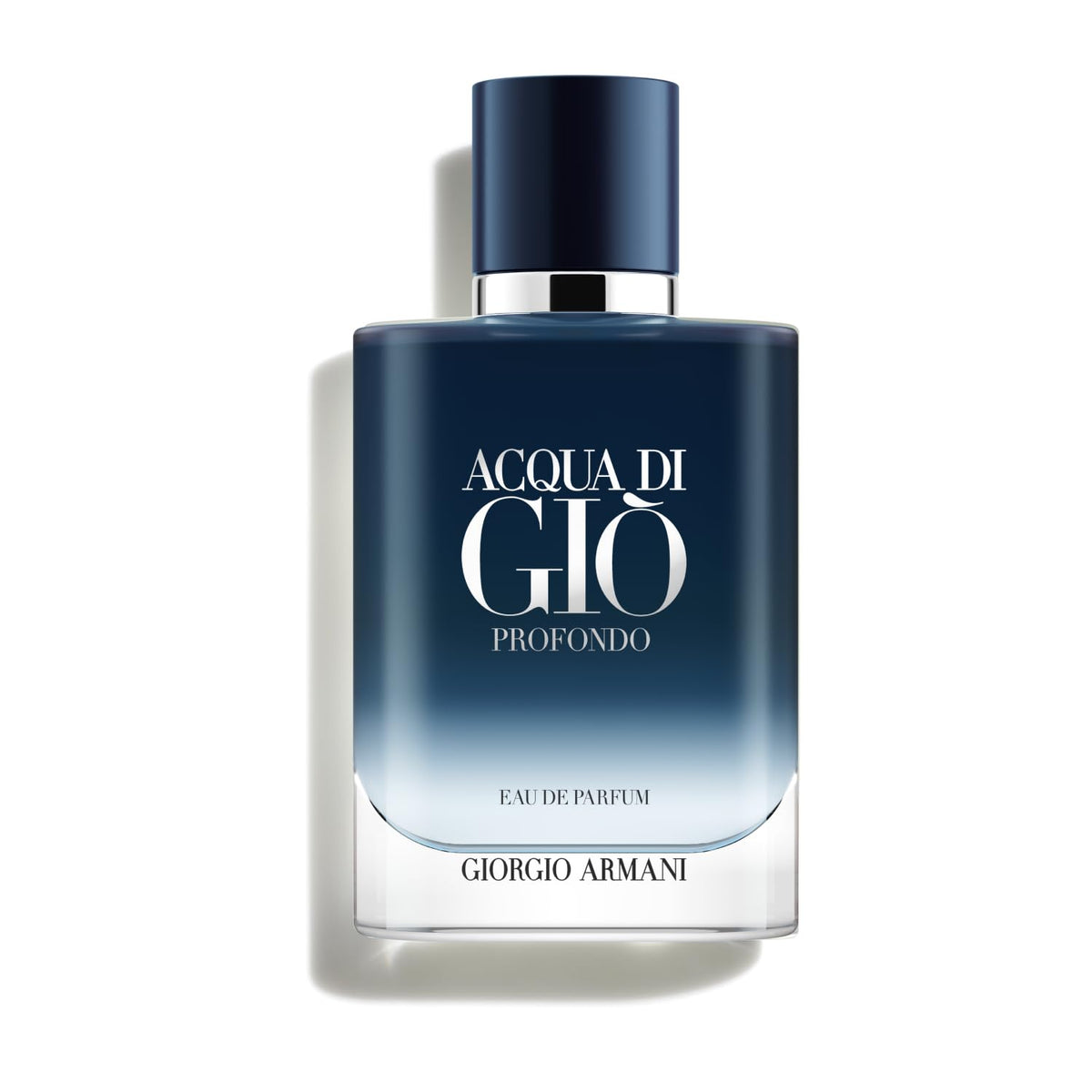 Armani Beauty front bottle view showing elegant design and oceanic appeal