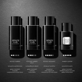 Armani Beauty Code boxed packaging showing branded presentation and variation