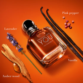 Armani Beauty close-up of bottle detail and cap conveying premium finish