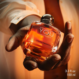 Armani Beauty pink pepper lavender and vanilla ingredients close-up showing fragrance notes