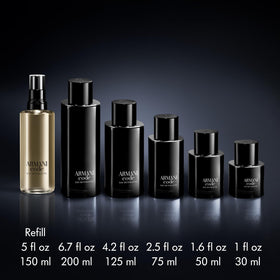 Armani Beauty Armani Code fine spray mist in air demonstrating even projection and coverage