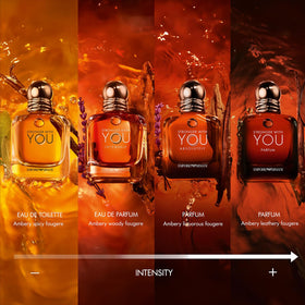 Armani Beauty lifestyle shot on a man at evening event conveying confident warmth