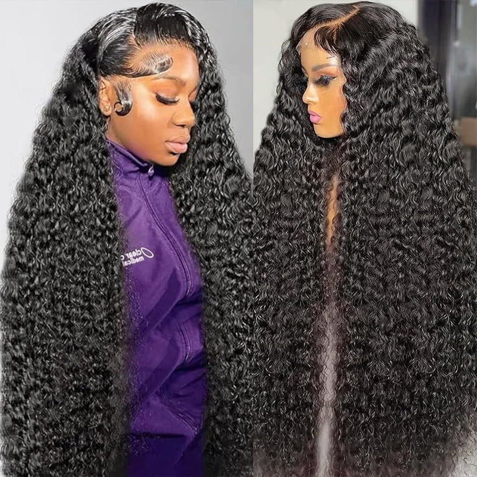 Armodeo front view of 30-inch deep wave wig showing full dense waves and natural shine