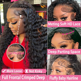 Armodeo detail of pre-plucked hairline and baby hairs for realistic blending