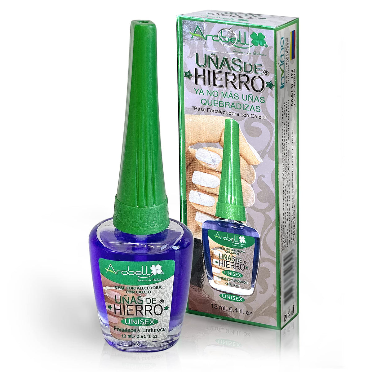 Arobell lifestyle handshot with polished nails highlighting confident, healthy appearance