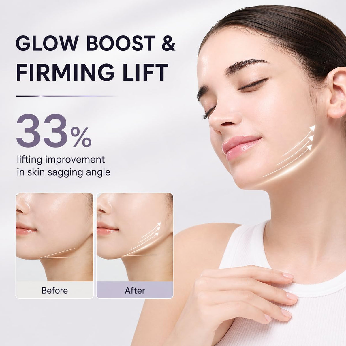 AROCELL peel-off process image showing gentle removal and skin refinement benefit