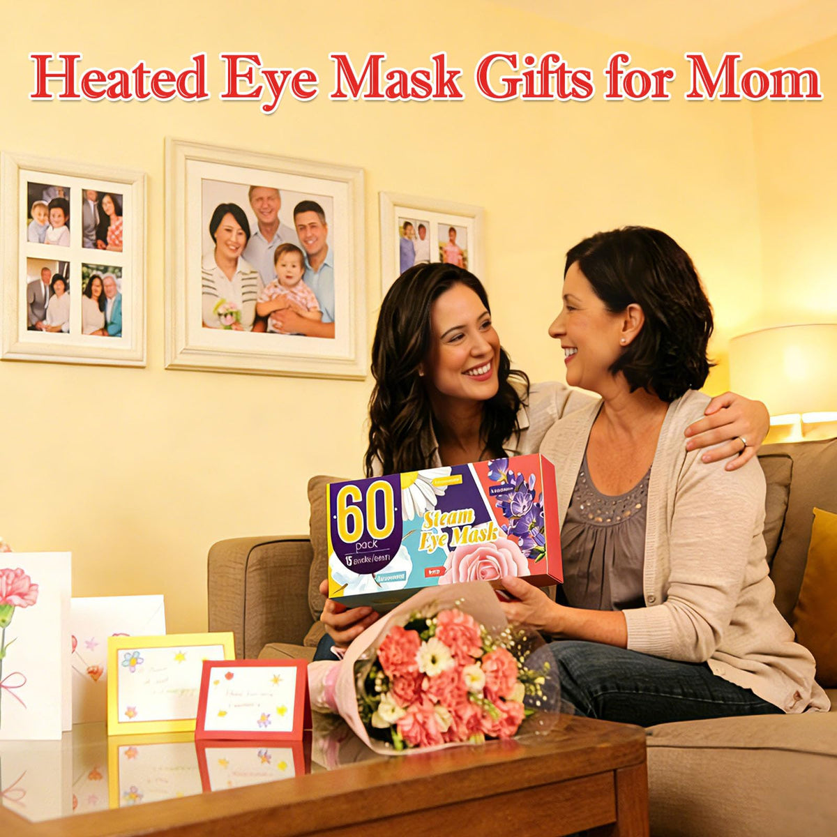 AROIC single steam eye mask close-up highlighting soft edges and ergonomic shape