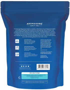 Aromasong Dead Sea salt pile showcasing natural mineral source
