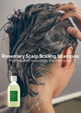 AROMATICA mini wooden brush detail illustrating gentle scalp stimulation
