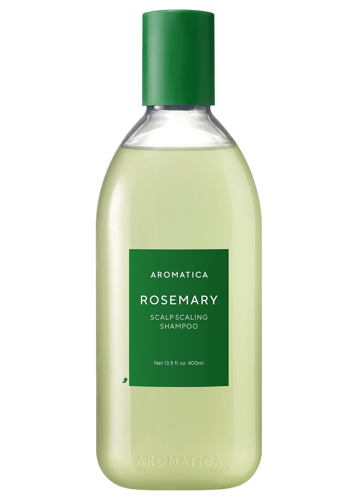 AROMATICA front bottle view showing clean packaging and volume benefit