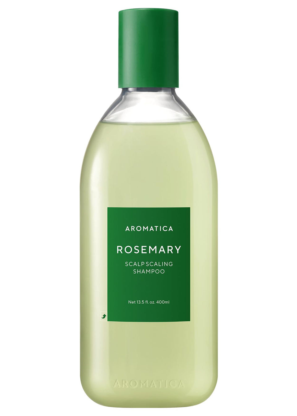 AROMATICA front bottle view showing clean packaging and volume benefit