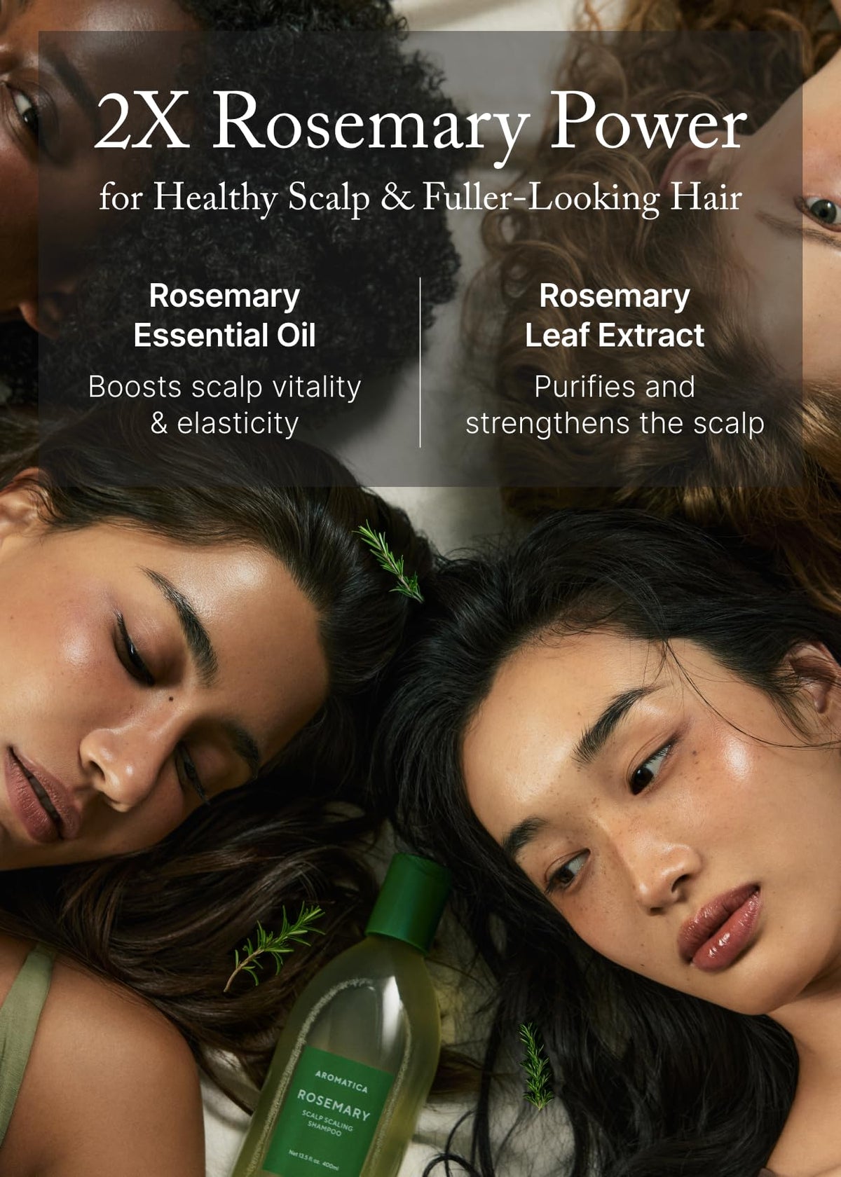 AROMATICA creamy foam texture demonstrating gentle lathering benefit