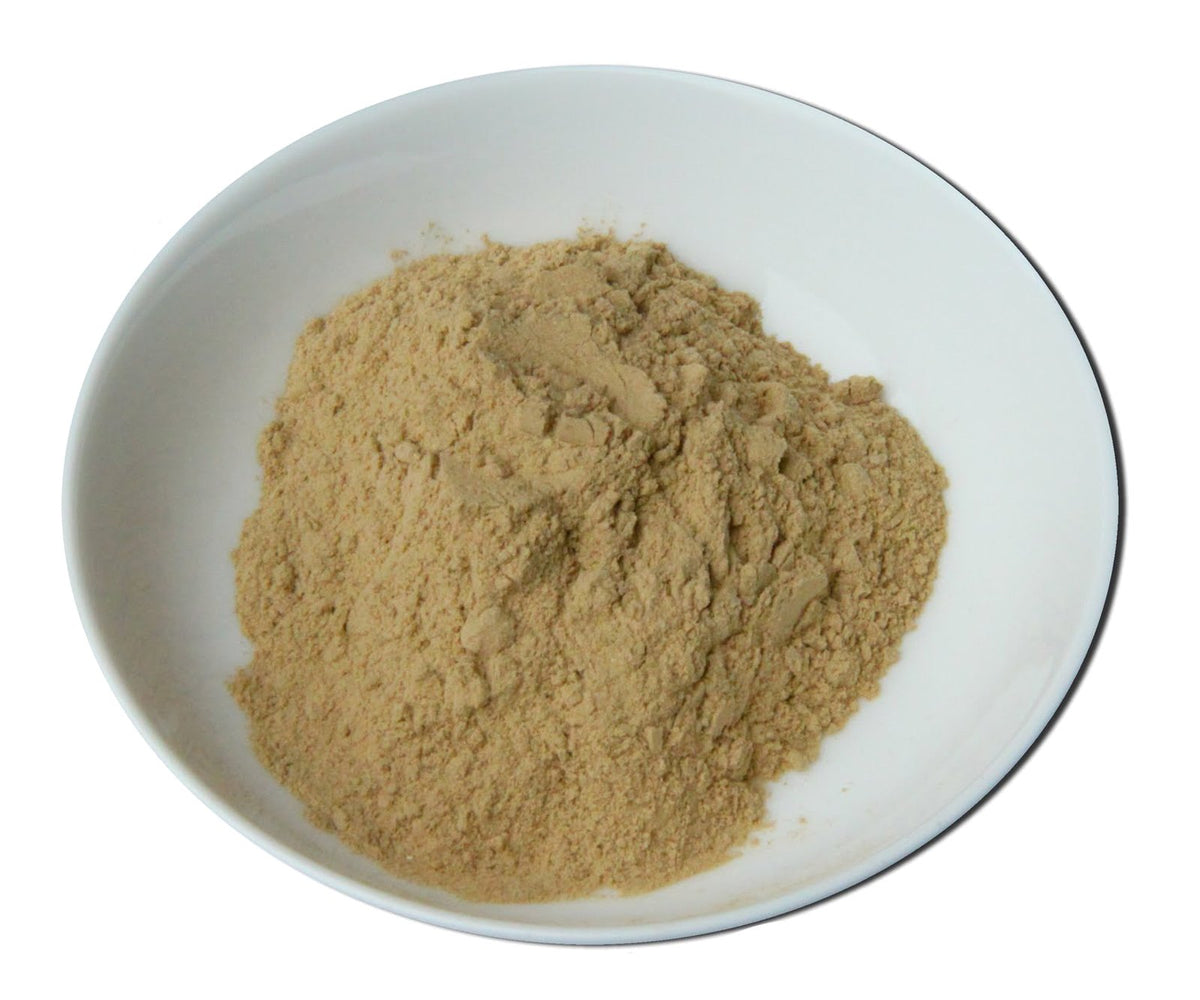 Aromine Rhassoul powder texture close-up highlighting silky mineral feel and smooth blending
