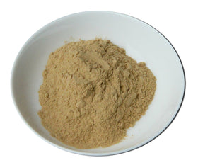 Aromine Rhassoul powder texture close-up highlighting silky mineral feel and smooth blending