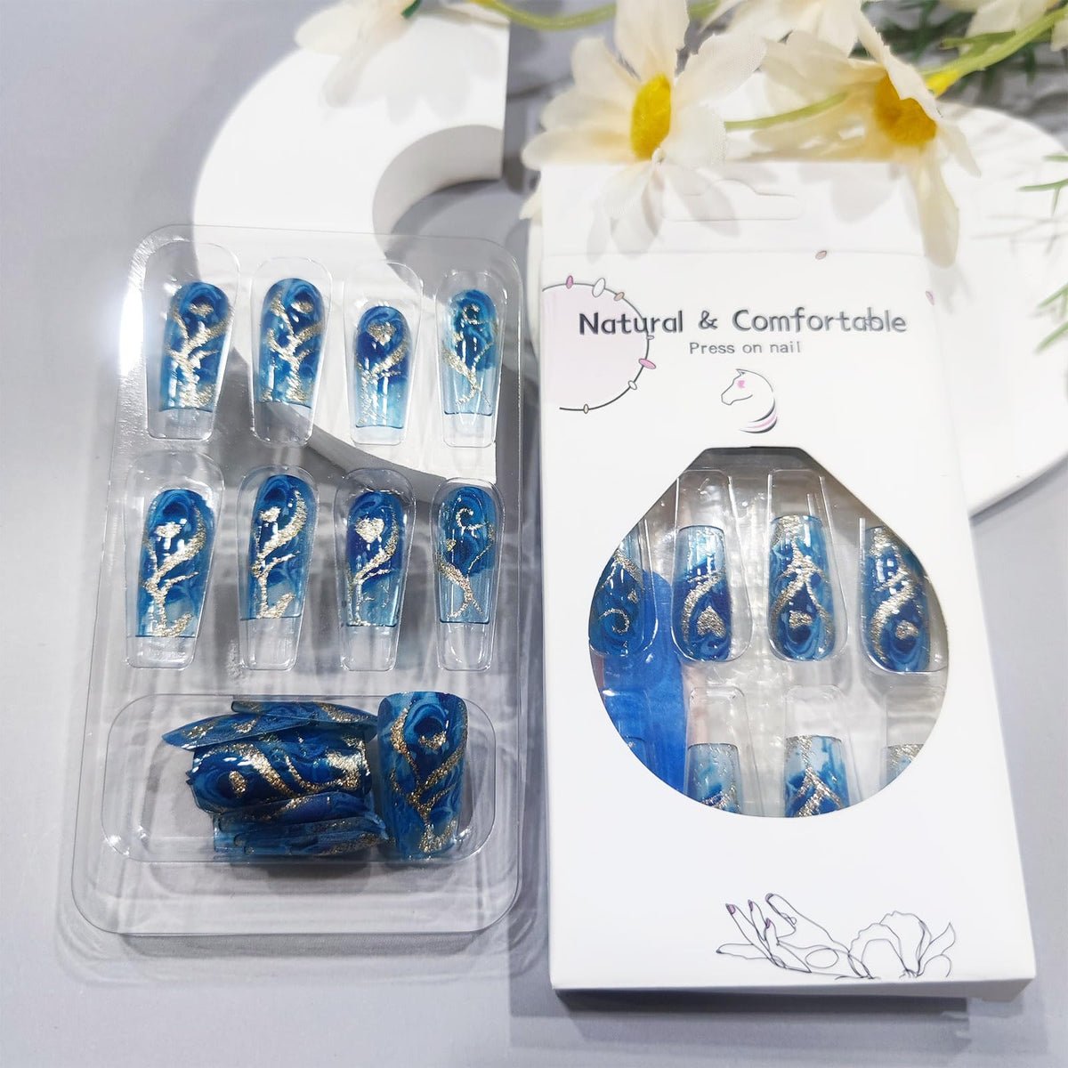 AROVFAM included nail file and wooden stick for precise, easy application