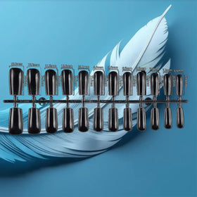 AROVFAM layout displaying 12 sizes to help pick the best nail fit