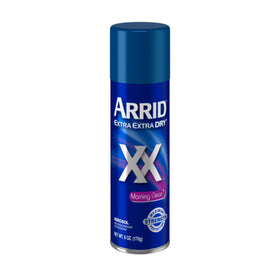 Arrid label close-up highlighting active antiperspirant ingredient info